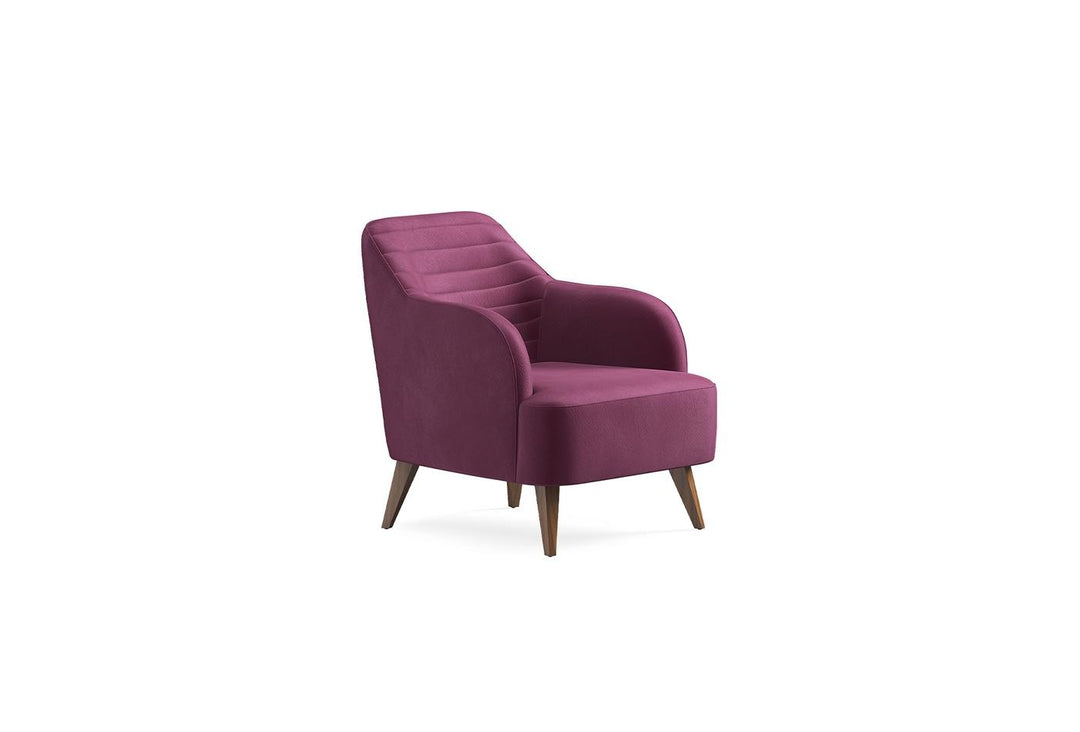 Burgundy Colt Feather Sona Armchair