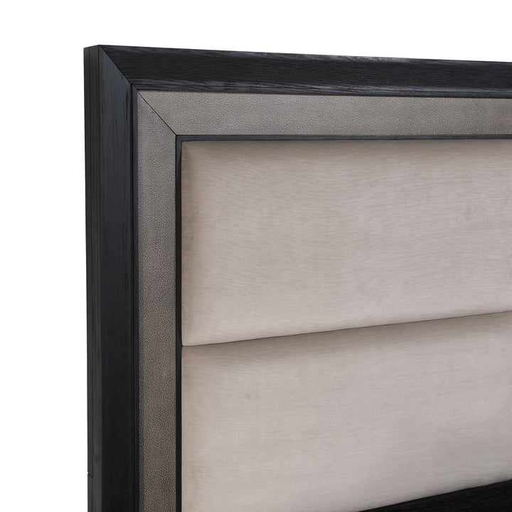 Payson - King Bed - Black & Gray