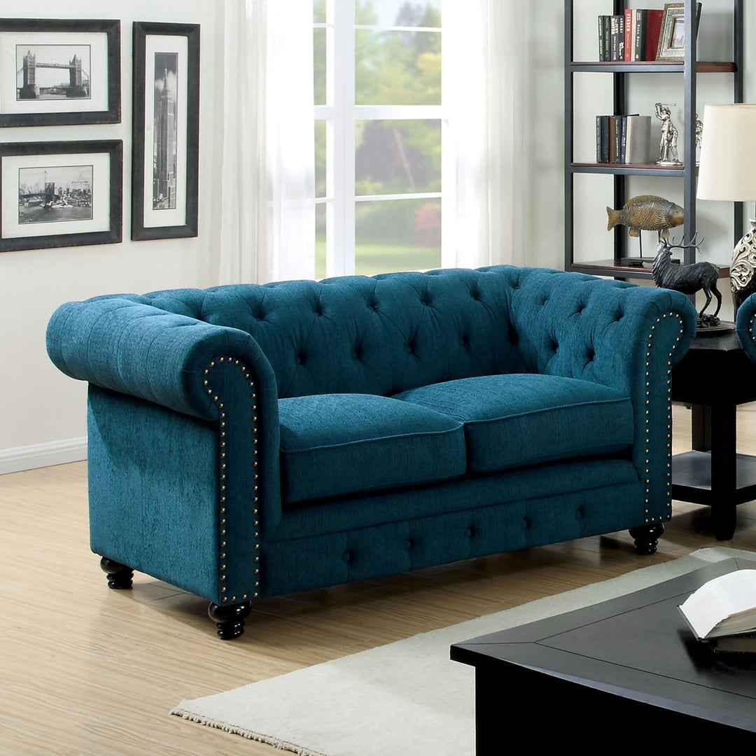 Stanford - Loveseat - Dark Teal