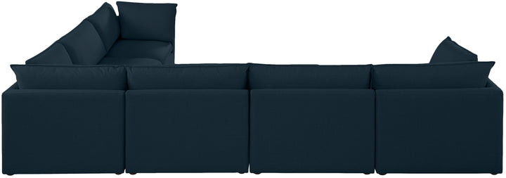 Mackenzie - Modular Sectional 6 Piece - Navy - Fabric