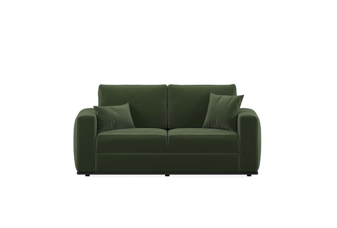 Carino 2-Seater Sofa Bed with Storage, Colt Feather (Dark Green)