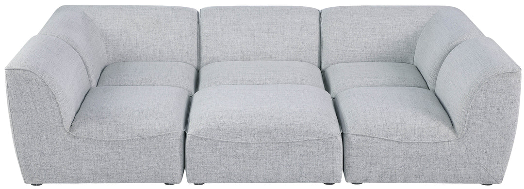 Miramar - Modular Sectional 6 Piece - Gray - Modern & Contemporary