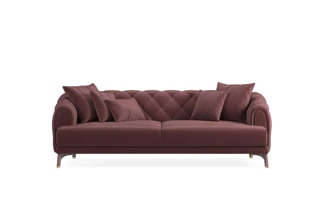 Purple Colt Feather Navona 3-Seater Sofa