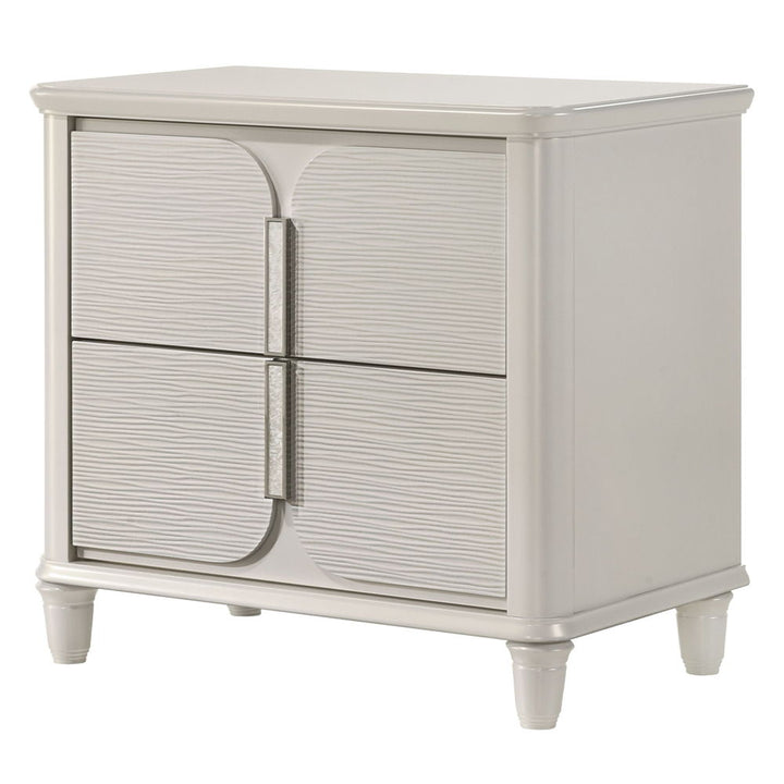 Laveda - Nightstand - Pearl White Finish