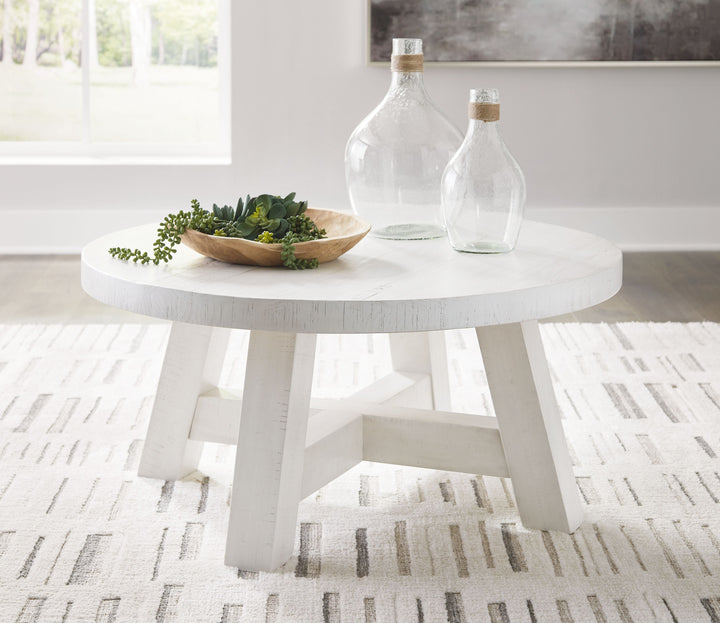 Jallison - Off White - Round Cocktail Table