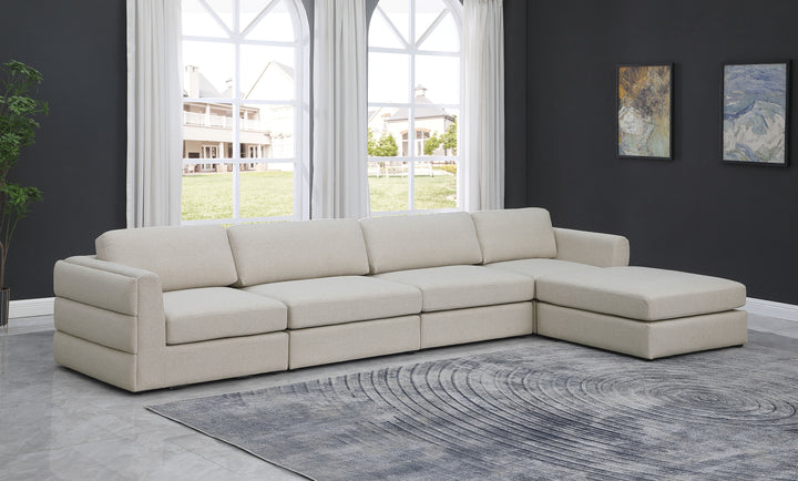 Beckham - Modular Sectional 5 Piece - Beige - Fabric