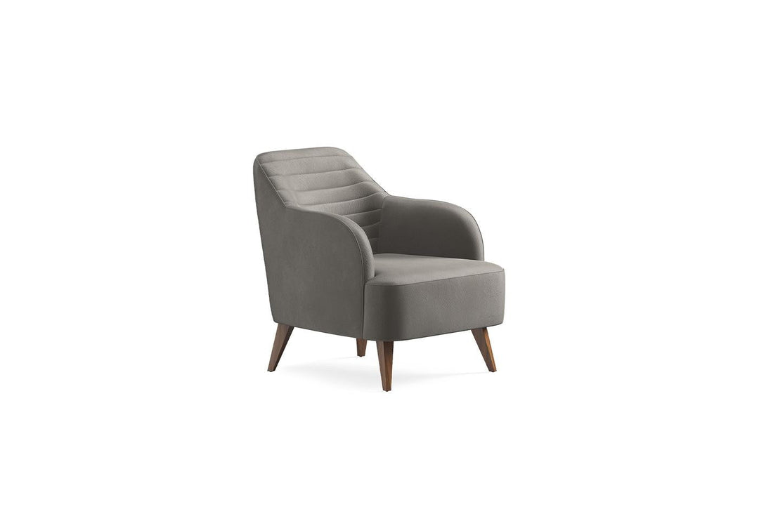 Dark Grey Colt Feather Sona Armchair