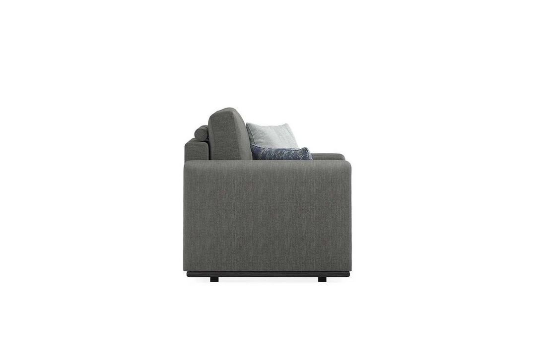 Carino 2-Seater Sofa Bed with Storage, Linen (Grey)