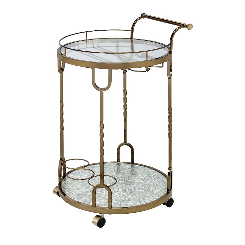 Vikki - Serving Cart - Gold