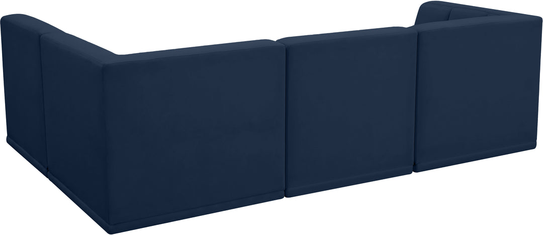 Relax - Modular Sectional 4 Piece - Navy