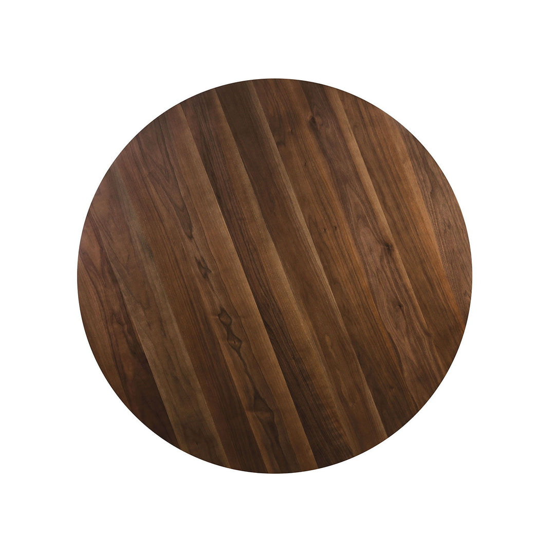 Marina - Counter Height Round Dining Table - Walnut