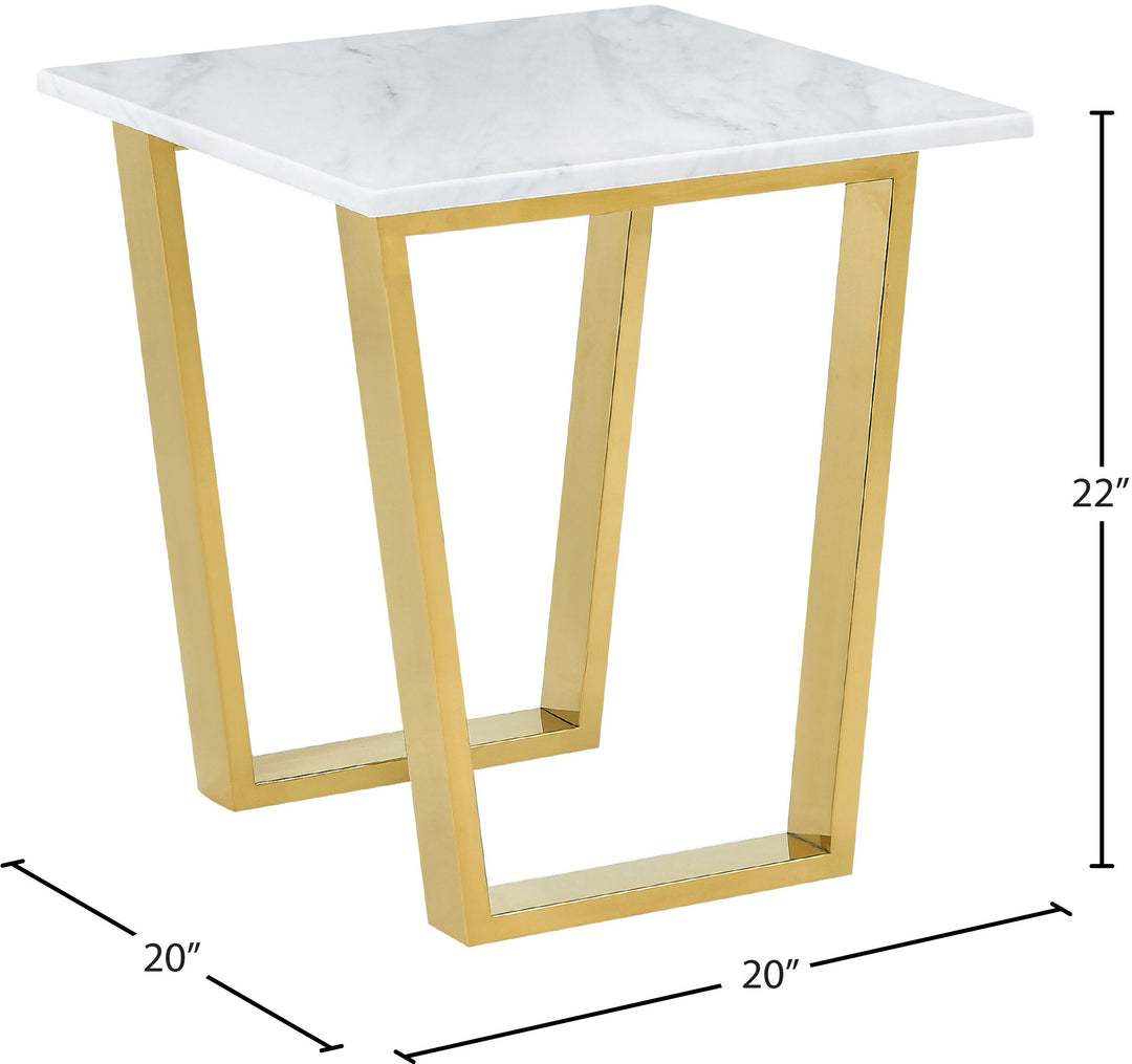 Cameron - End Table - Gold