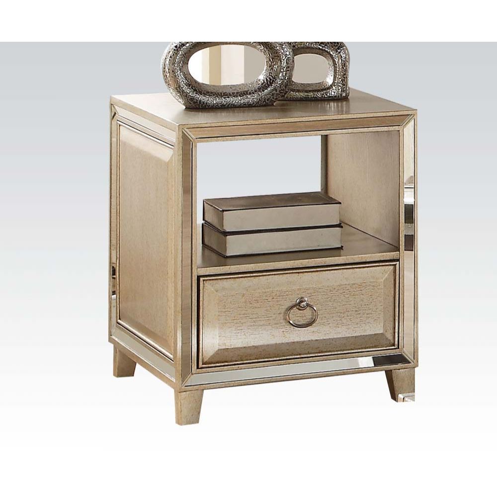 Voeville - End Table - Antique Gold