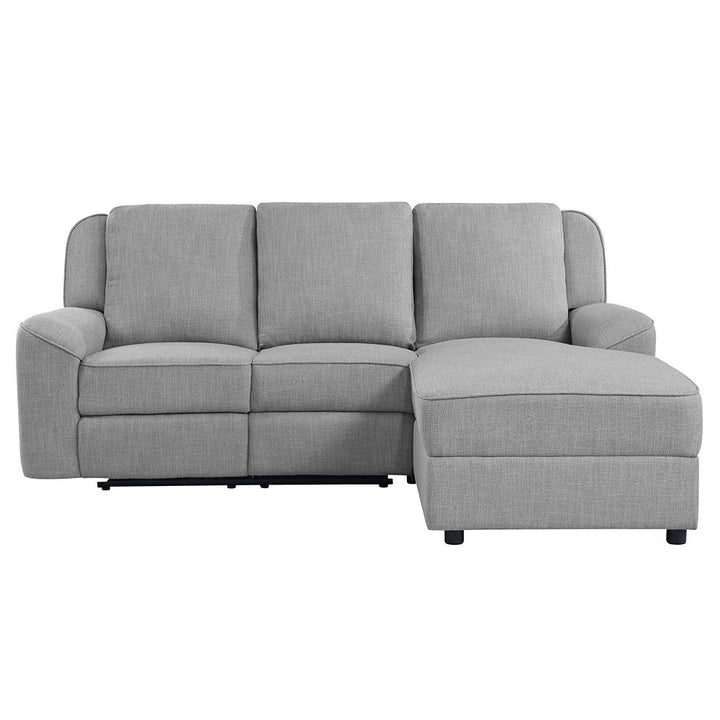 Destiny - Motion Sectional Sofa - Gray Linen