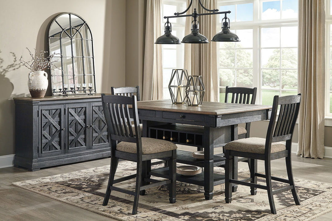 Tyler Creek - Counter Height Table Set