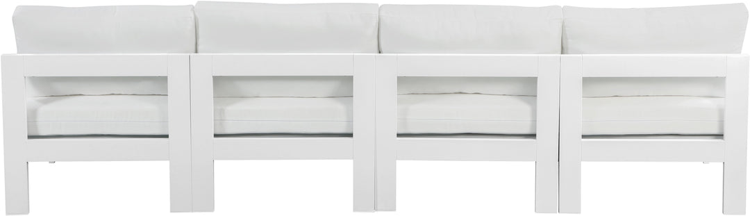 Nizuc - Outdoor Patio Modular Sofa 4 Seats - White