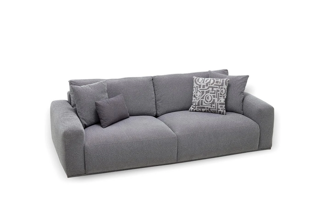 Light Grey Melbourne 3-Seater Sofa