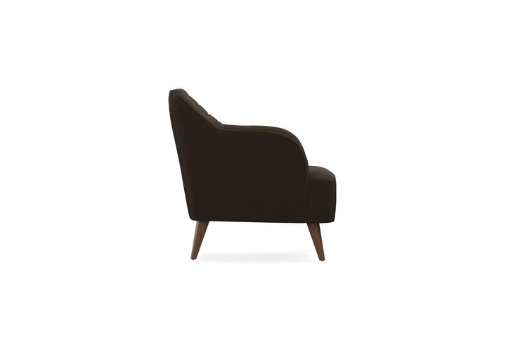 Dark Brown Velvet Sona Armchair