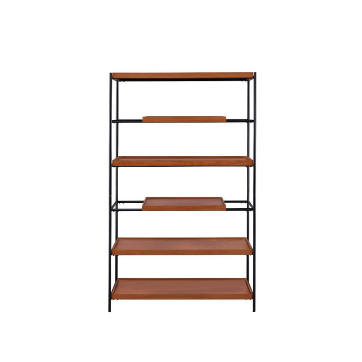 Oaken - Bookshelf - Honey Oak & Black