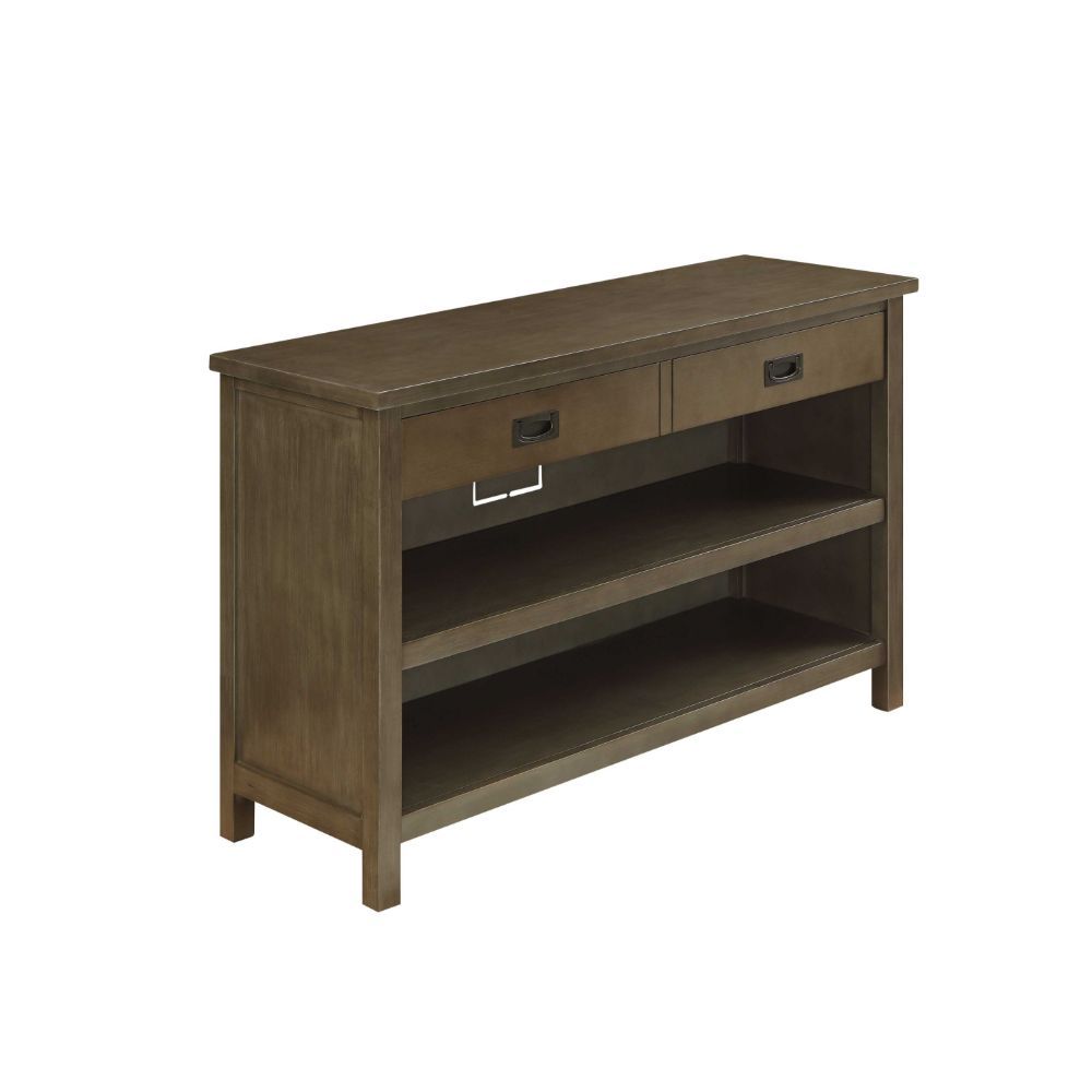 Asteris - Accent Table - Gray Oak