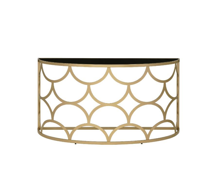 Altus - Accent Table - Gold Finish