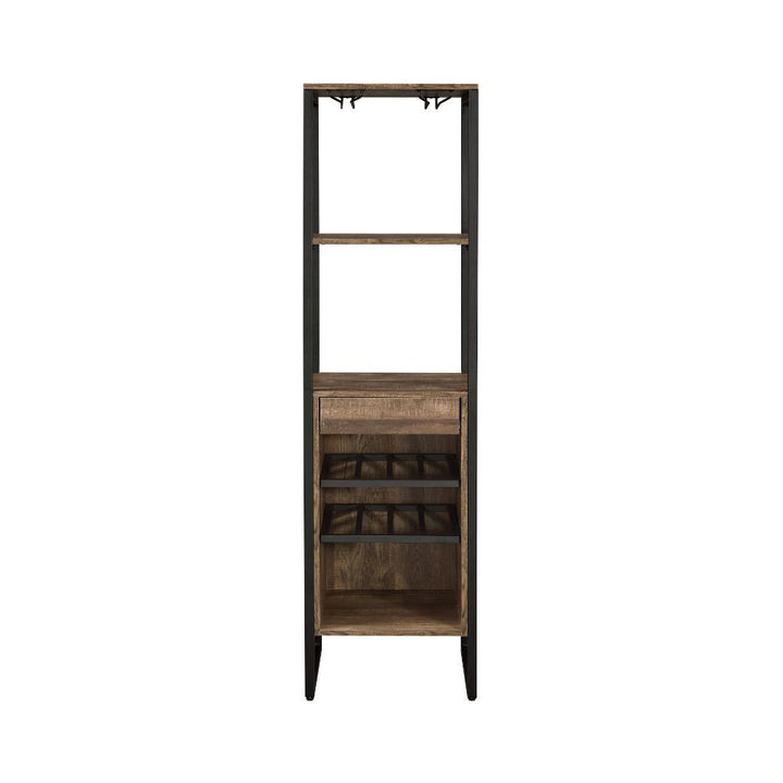 Narik - Wine Cabinet - Weathered Oak