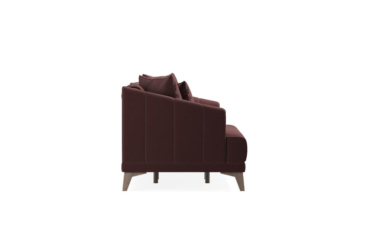 Purple Colt Feather Sona 3-Seater Sofa Bed