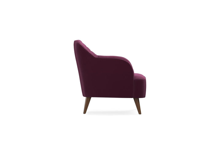 Burgundy Colt Feather Sona Armchair