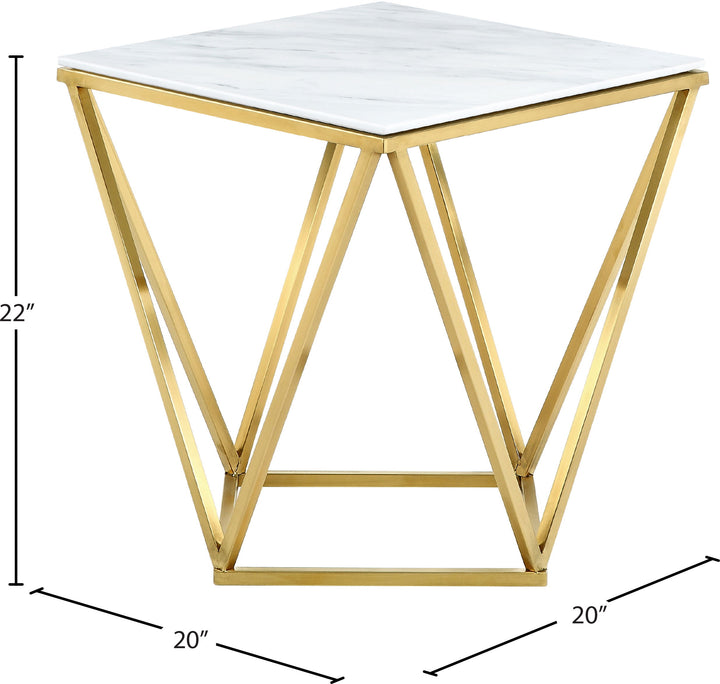 Mason - End Table - Gold