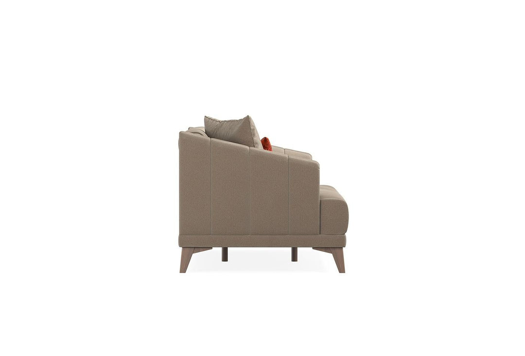 Light Brown Colt Feather Sona 2-Seater Sofa