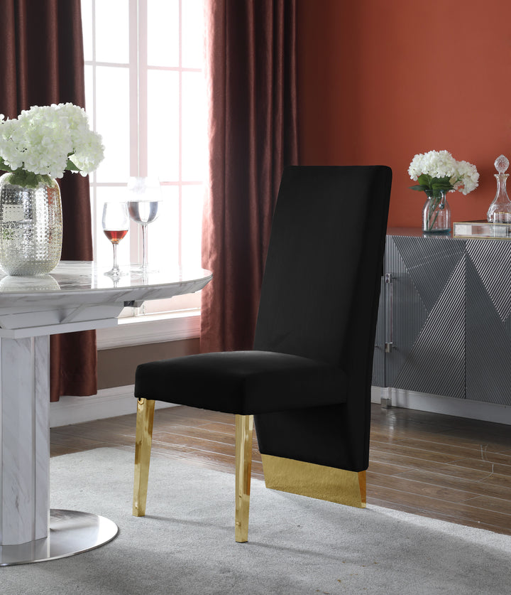 Porsha - Dining Chair with Gold Legs(Set of 2)