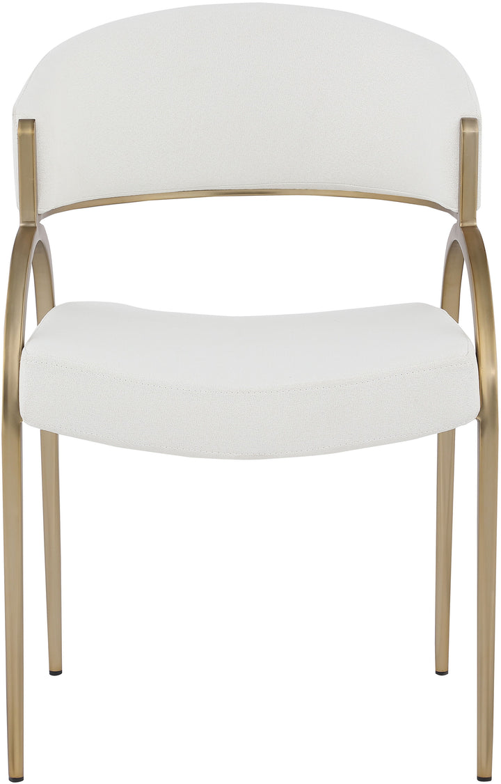 Privet - Dining Chair (Set of 2) - Cream - Fabric