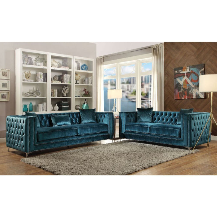 Gillian - Sofa - Dark Teal Velvet