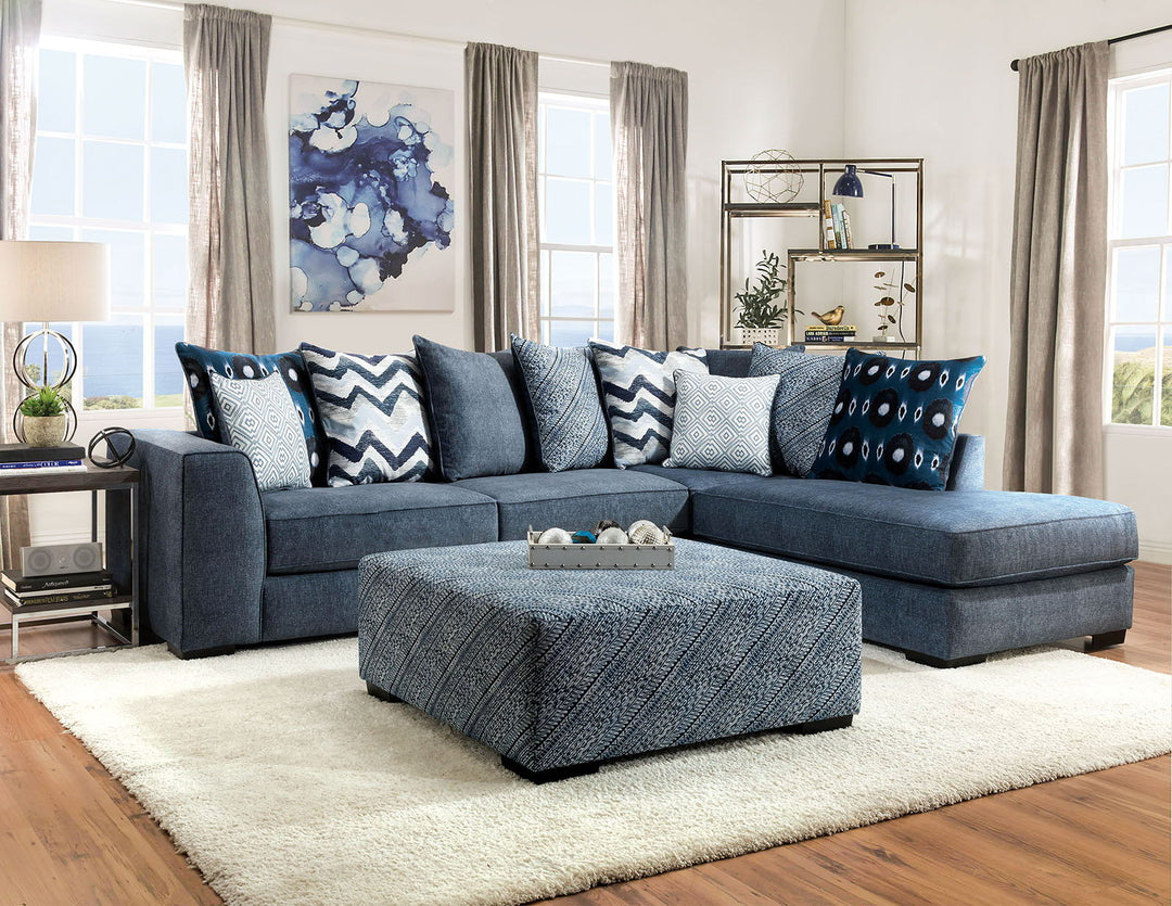 Brielle - Sectional - Blue