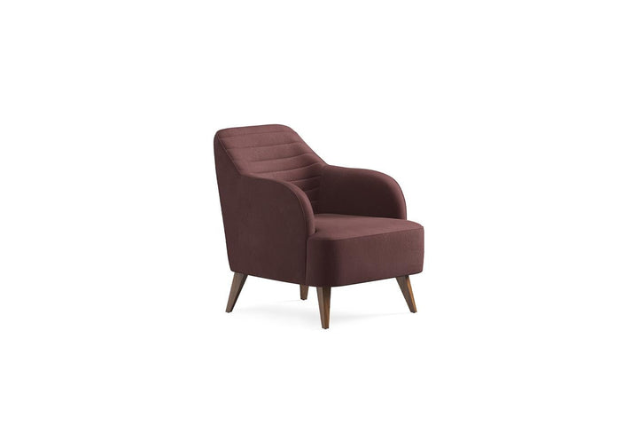 Purple Colt Feather Sona Armchair