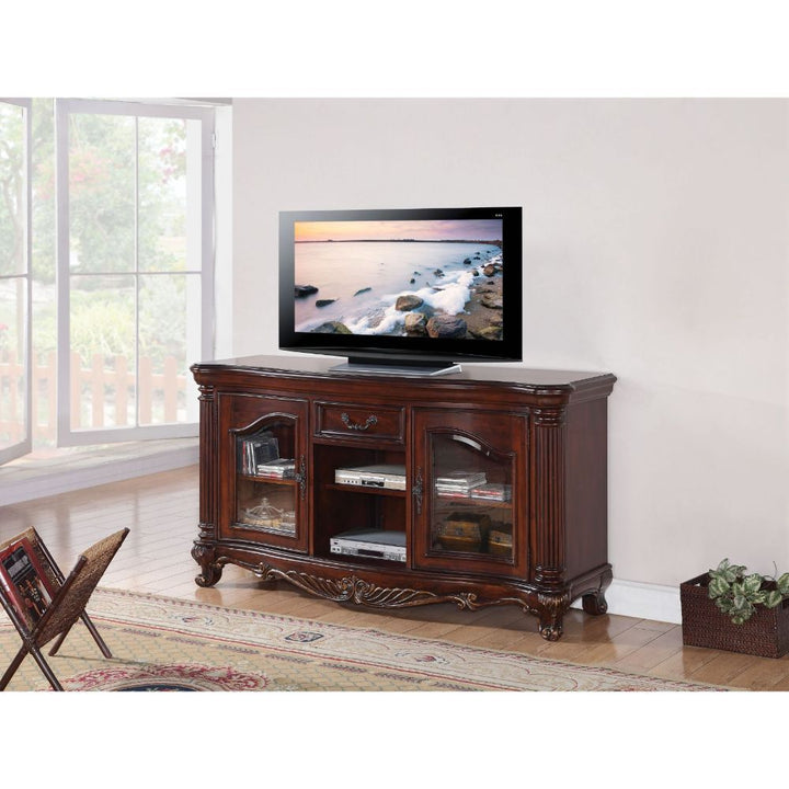 Remington - TV Stand - Brown Cherry