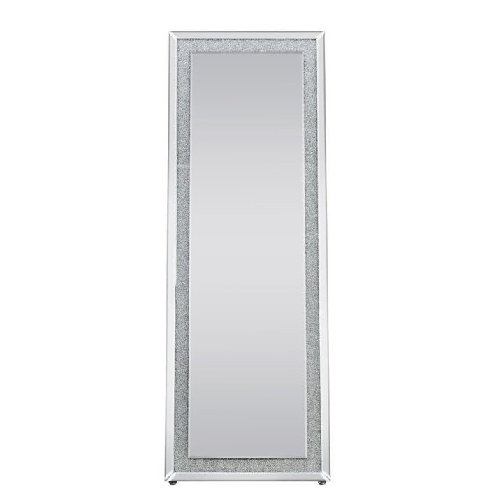 Nowles - Accent Mirror - Mirrored & Faux Stones