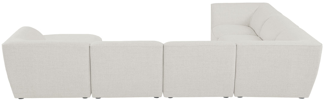 Miramar - Modular Sectional 7 Piece - Cream - Fabric