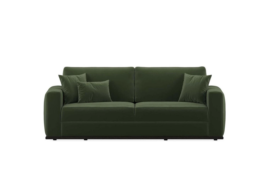 Carino 3-Seater Sofa, Colt Feather (Dark Green)