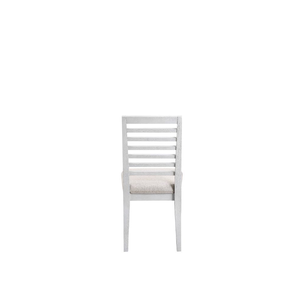 Aromas - Side Chair (Set of 2) - White Oak & Fabric