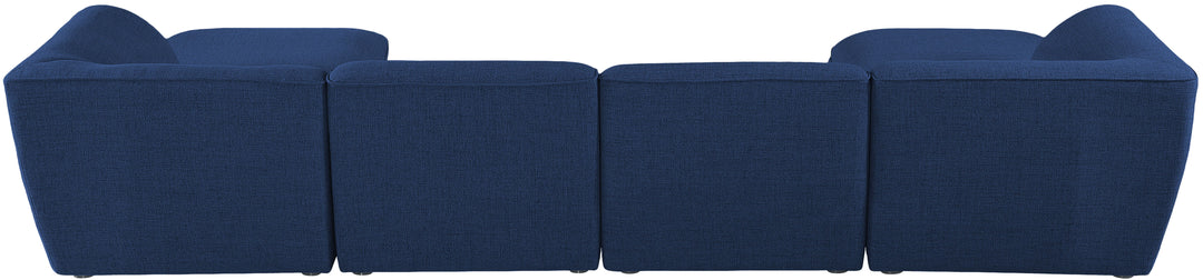 Miramar - Modular Sectional 6 Piece - Navy - Fabric - Modern & Contemporary