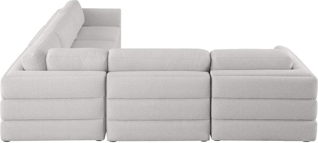 Beckham - Modular Sectional 5 Piece - Beige - Modern & Contemporary