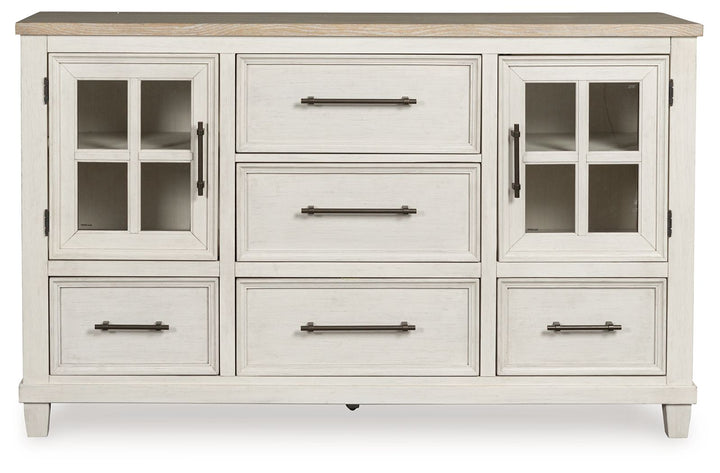 Shaybrock - Antique White / Brown - Dresser