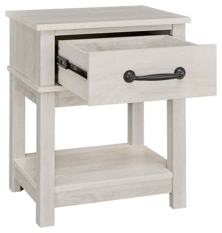 Dorrinson - White - One Drawer Night Stand