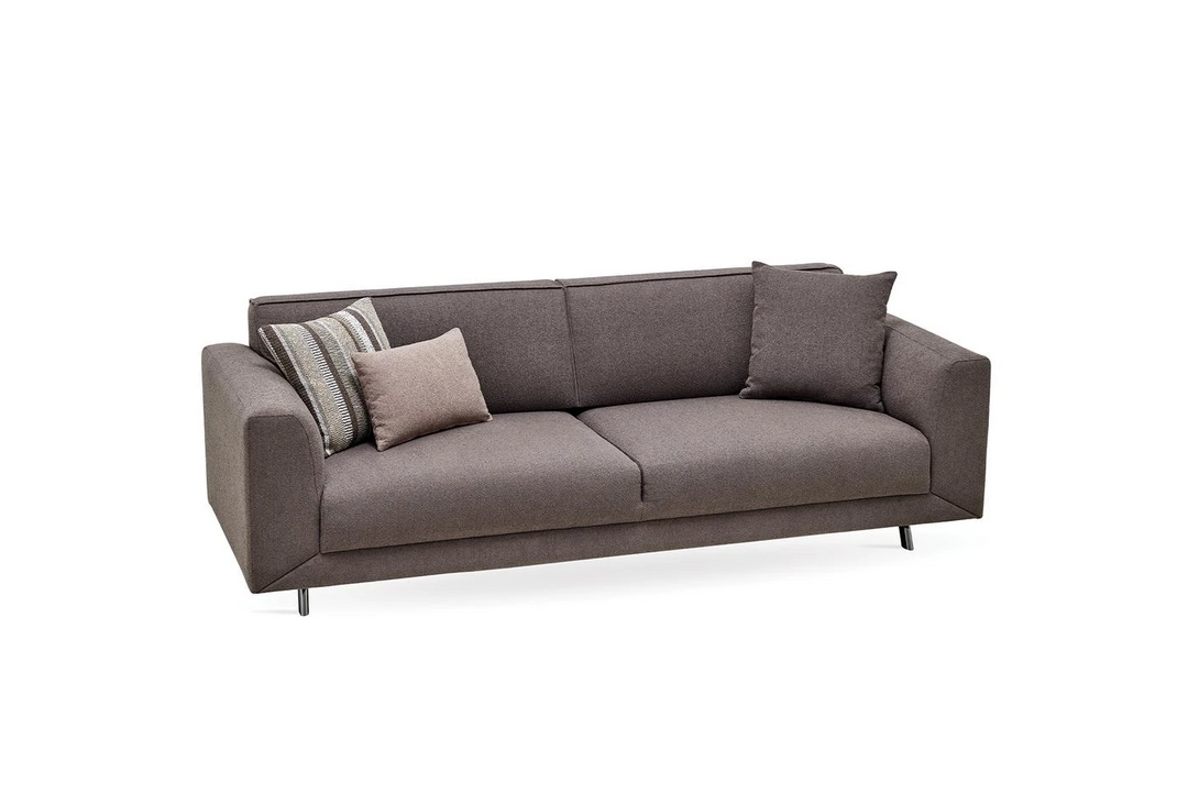 Taupe Boucle Basel 3-Seater Sofa Bed