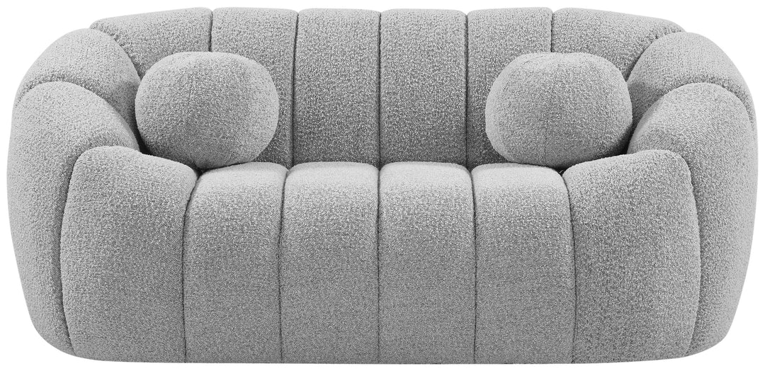 Elijah - Boucle Fabric Loveseat