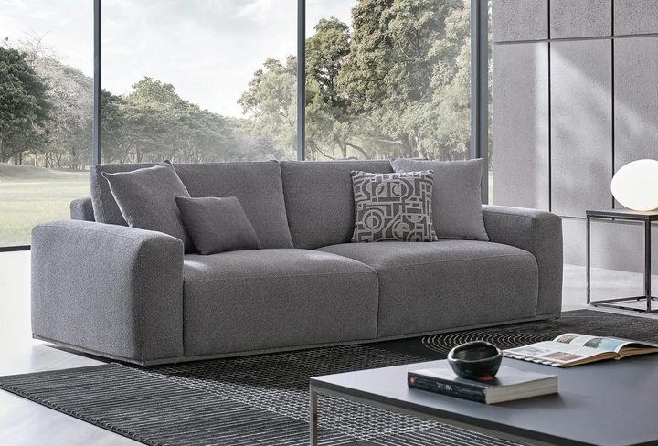 Light Grey Melbourne 3-Seater Sofa