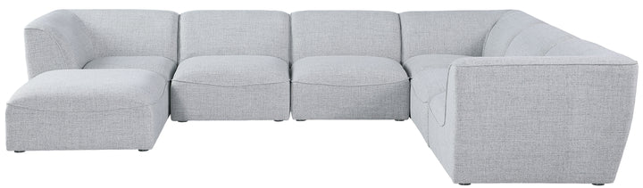 Miramar - Modular Sectional 7 Piece - Gray - Fabric