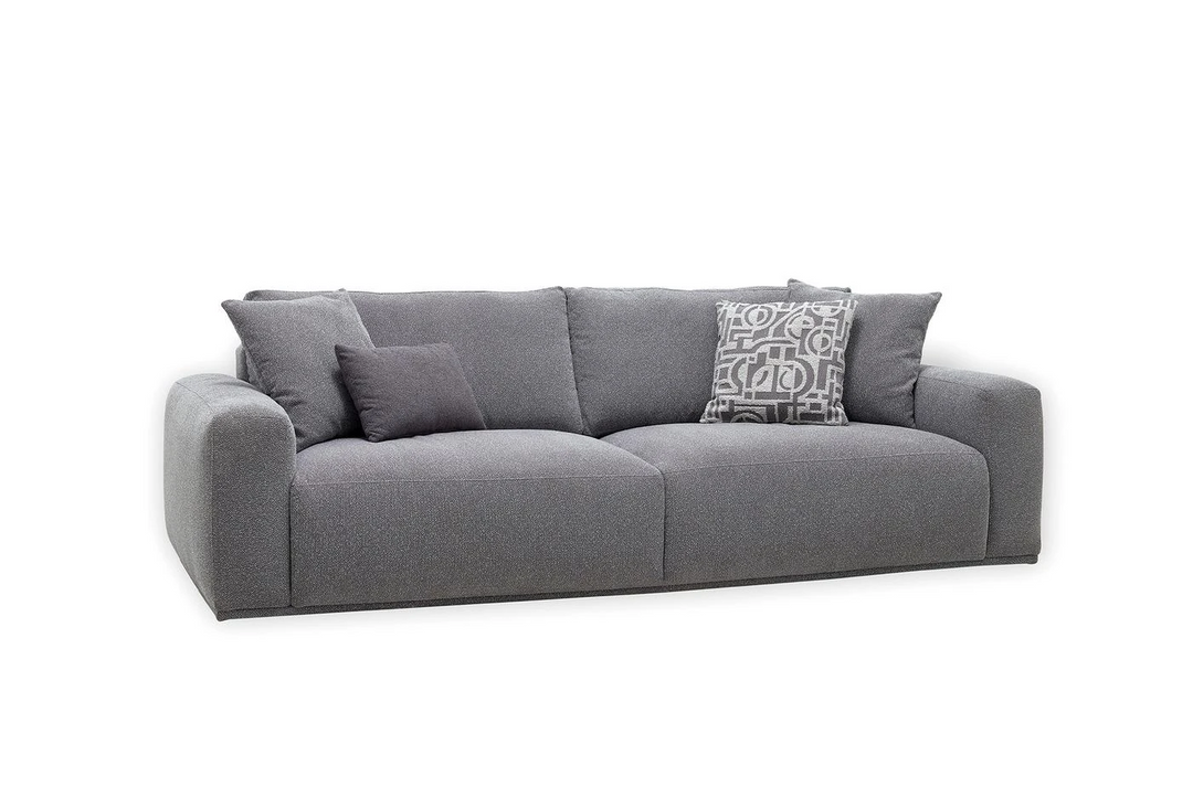 Light Grey Melbourne 3-Seater Sofa