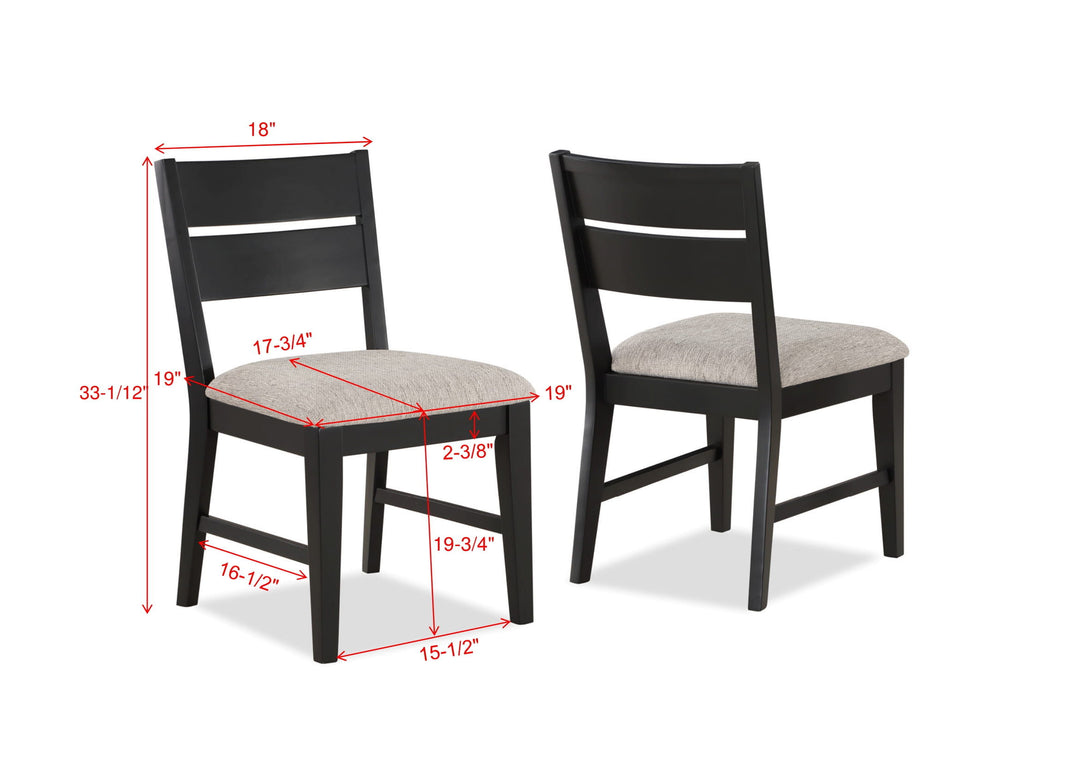 Mathis - Side Chair (Set of 2) - Black